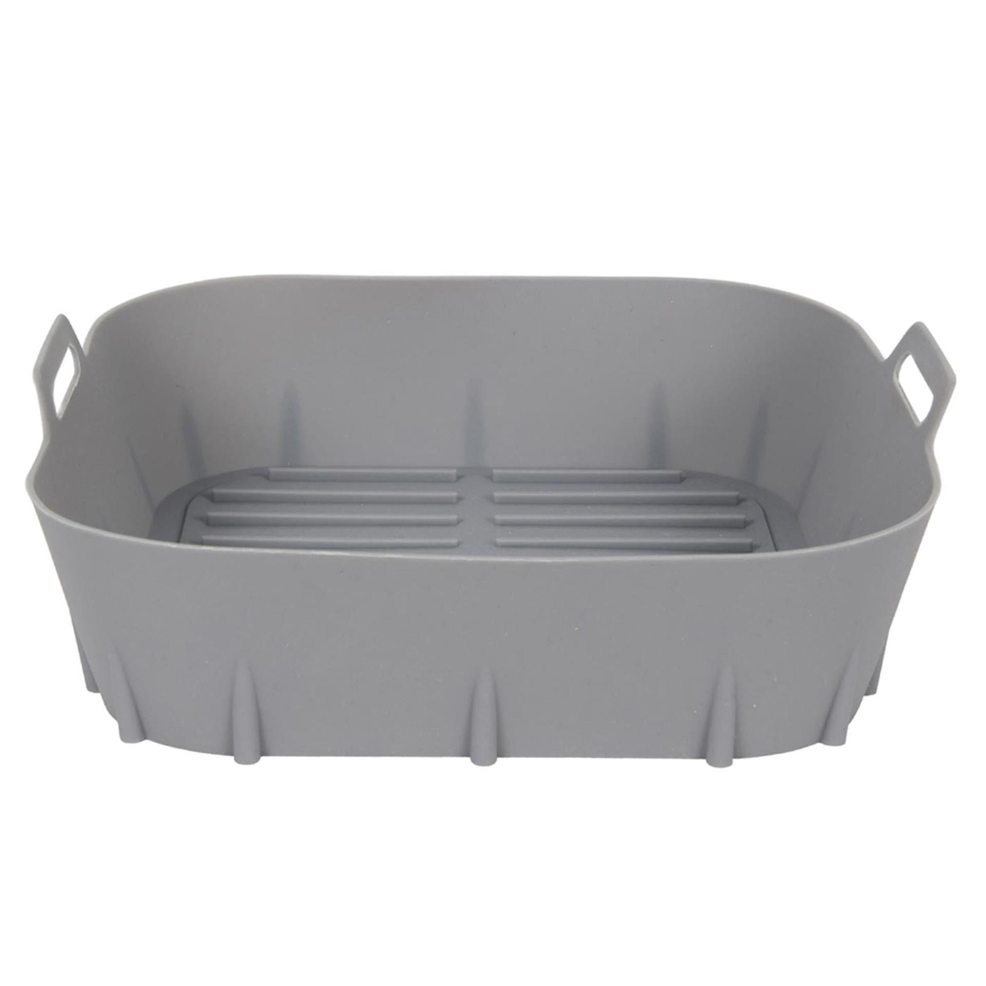 Kitchen tools airfryer insert silicone 20cm gray