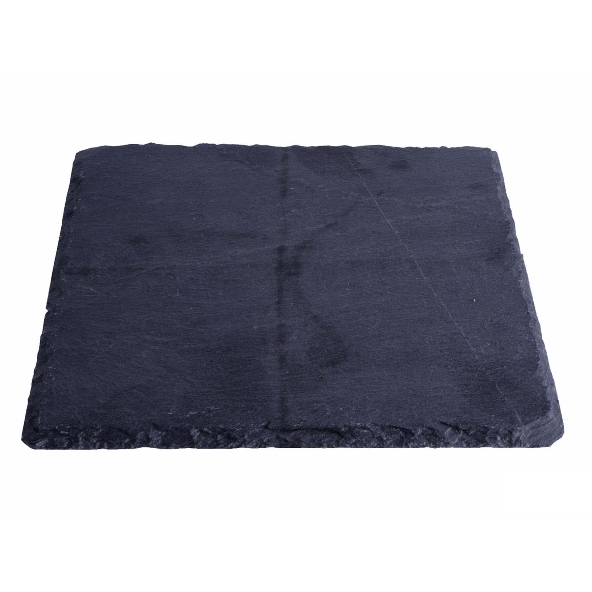 Kitchen tools serving board slate 17x17cm