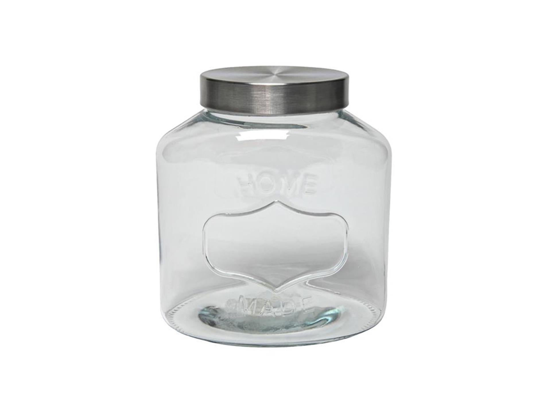 Kitchen tools storage jar glass homemade 17.5x12.5x20cm