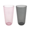 Imperial kitchen drinking glass lines plastic ø8x15cm 450ml
