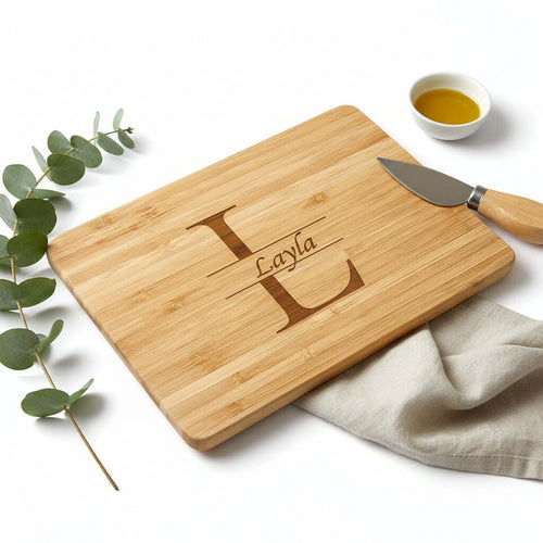 Custom engraved bamboo cutting board Walnut Cutting Board