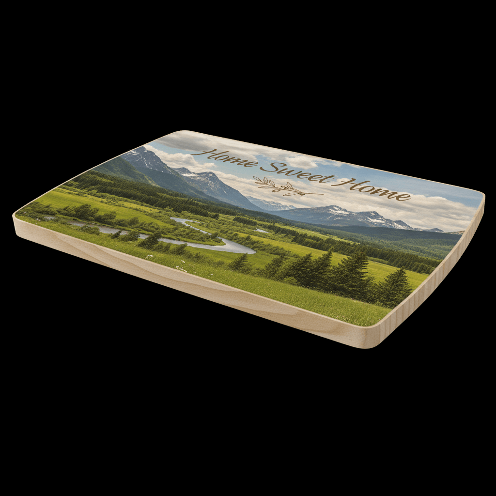 Personalized wood cutting board Premium wood cutting board Rectangle
